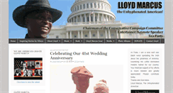 Desktop Screenshot of lloydmarcus.com